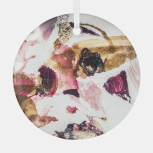 Adorno De Cristal Resumen Oro paraliza arte creativo