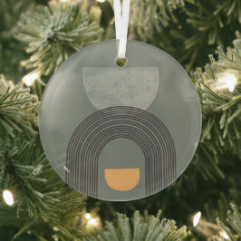 Adorno De Cristal Resumen Patrón de formas bohemias