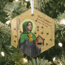 Retrato Hexagonal de St. Gobnait (SAE 003)