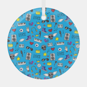 Adorno De Cristal Rock Emo Music Teatro