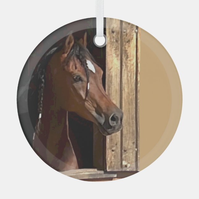 Adorno De Cristal Ron Hevener (Anverso)