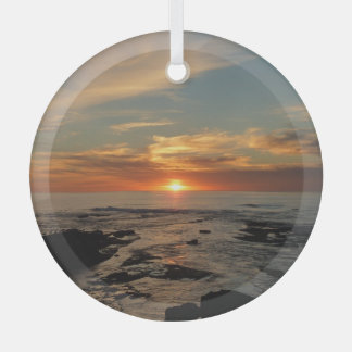Adorno De Cristal San Diego Sunset II