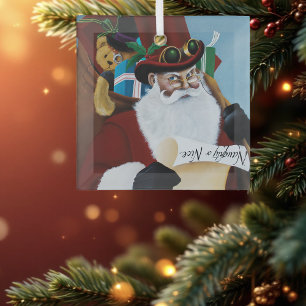 Adorno De Cristal Santa Cláusula de Victoria