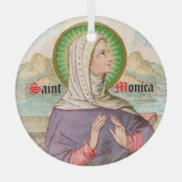 Adorno De Cristal Santa Mónica de Tagaste (SAU 047; detalle)