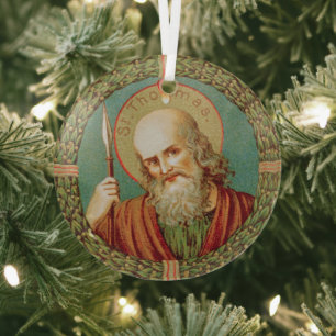 Adorno De Cristal Santo Tomás del Apóstol (JMAS 12)