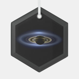 Adorno De Cristal Saturn Eclipsed the Sun from Cassini Orbiter   Cer