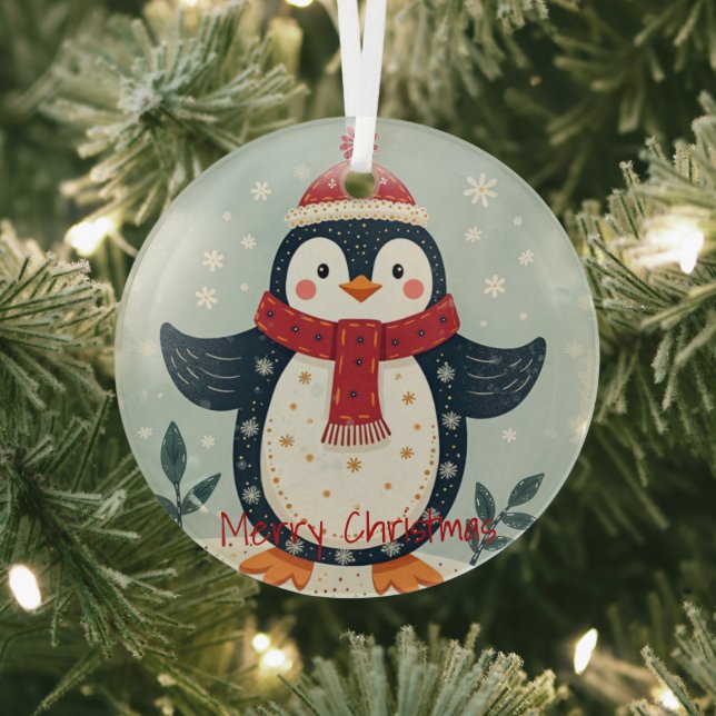 Adorno De Cristal Scandinavian Folk Art Style (in situ)