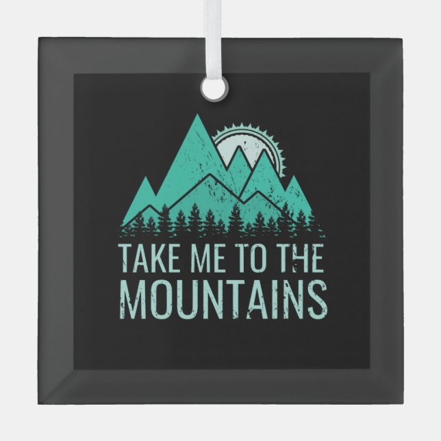 Adorno De Cristal Senderismo (Anverso)