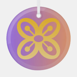 Adorno De Cristal Símbolo Adinkra (abundancia)