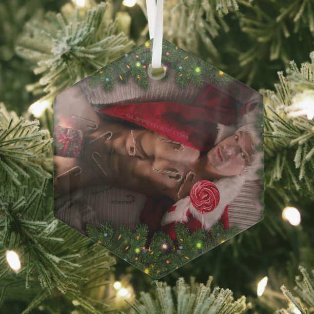 Adorno De Cristal SlipperyJoe torso macho 6 paquete estomacal torso  (in situ)