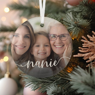 Adorno De Cristal Sobreposición del guión de la abuela de Nanie