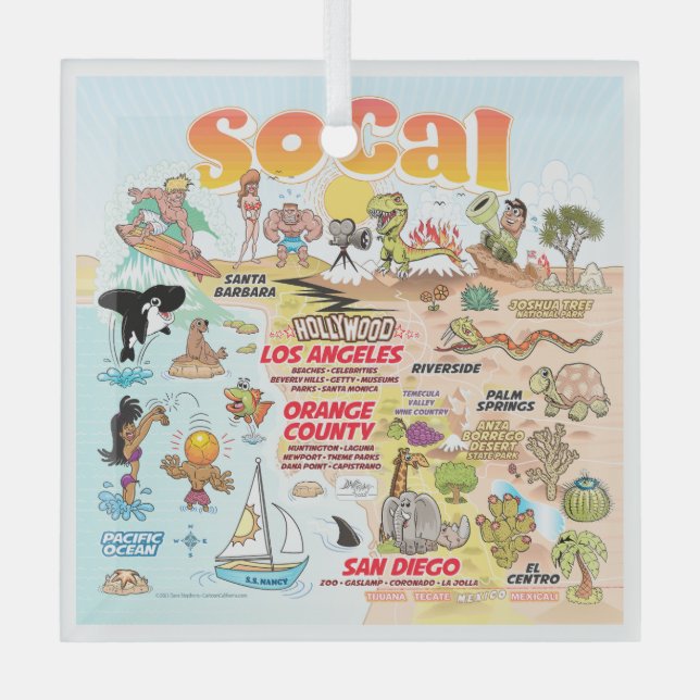 Adorno De Cristal SoCal (Anverso)