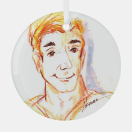 Adorno De Cristal Surfer Dude