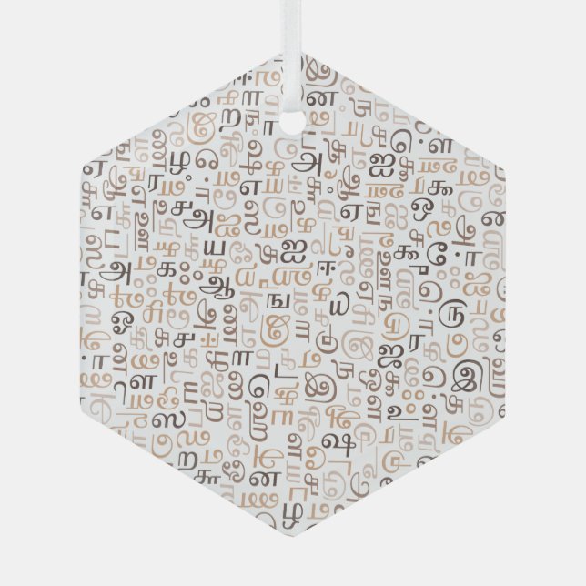 Adorno De Cristal Tamil (Anverso)