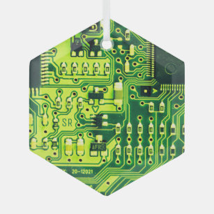 Adorno De Cristal Tarjeta de circuito impreso verde PCB Personalizad