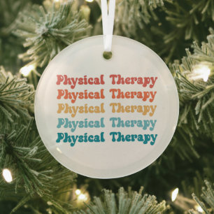 Adorno De Cristal Terapia física PT Retro PT Grad Regalos