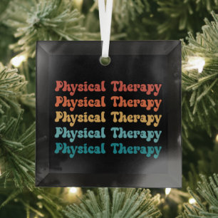 Adorno De Cristal Terapia física PT Retro PT Grad Regalos