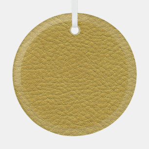 Adorno De Cristal Textura de cuero amarillo Seamless Closeup