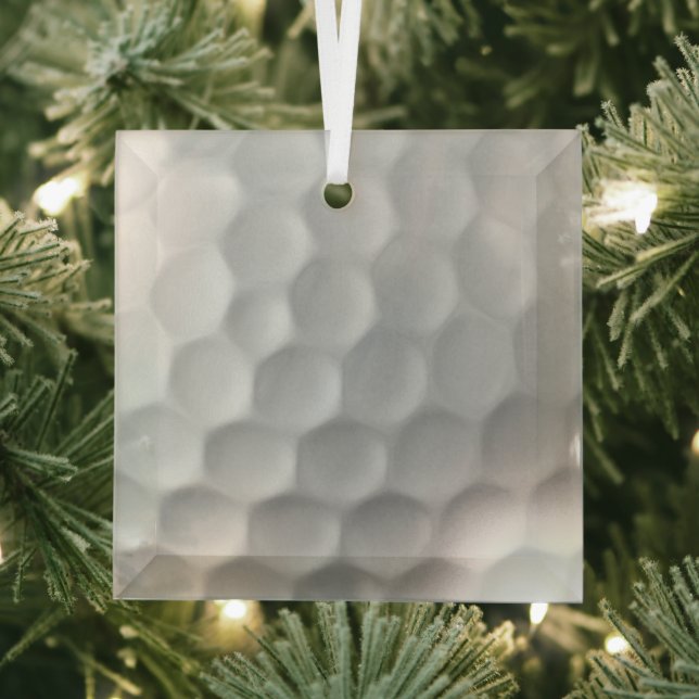 Adorno De Cristal Textura de la bola de golf (in situ)