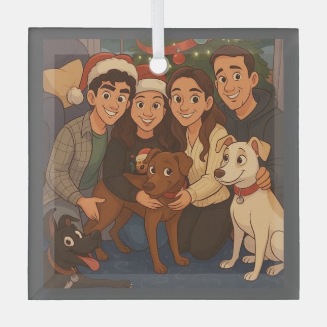 Adorno De Cristal The pack at Christmas  (Anverso)