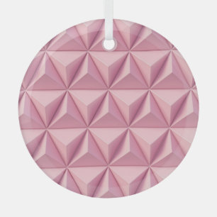 Adorno De Cristal Triángulos geométricos 3D: fondo minimalista.