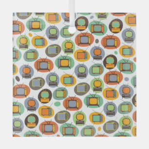 ADORNO DE CRISTAL TV RETRO