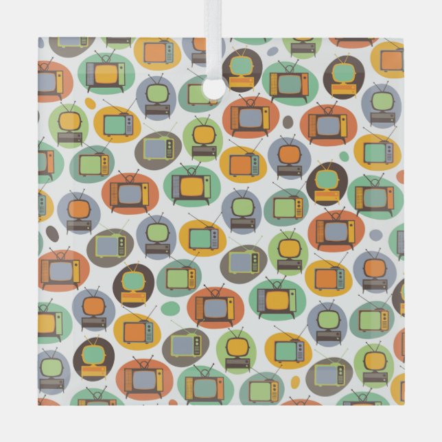 ADORNO DE CRISTAL TV RETRO (Anverso)