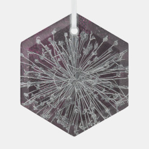 Adorno De Cristal Una Hermosa Maleza