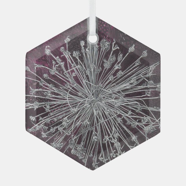 Adorno De Cristal Una Hermosa Maleza (Anverso)