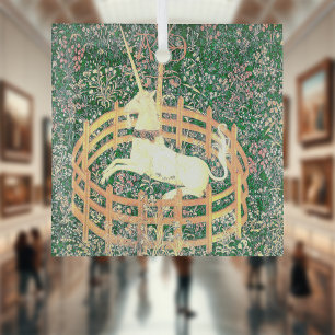 Adorno De Cristal Unicornio En Cautiverio