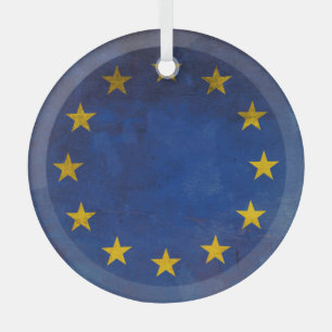 Adorno De Cristal Unión Europea