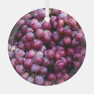 Adorno De Cristal Uvas De Vino Rojo: Fondo Lusoso.