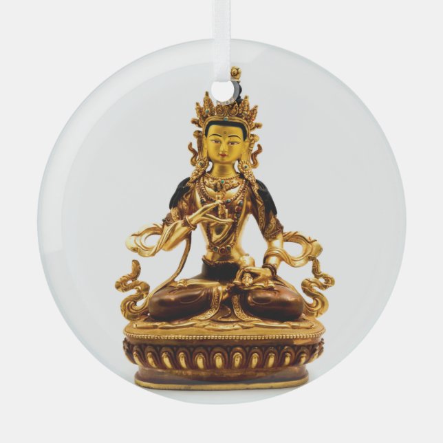 Adorno De Cristal Vajrasattva (Anverso)