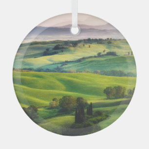 Adorno De Cristal Vegetación paisajística: serenidad pintada de luz
