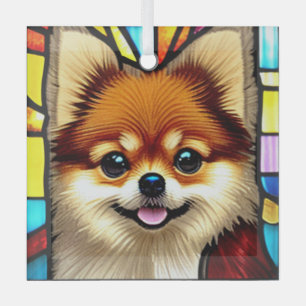 Adorno De Cristal "Vidrio manchado" de Pomerania