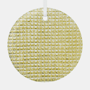 Adorno De Cristal Vidrio negro dorado: superficie lujosa.