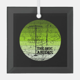 Adorno De Cristal Vintage de disco golf