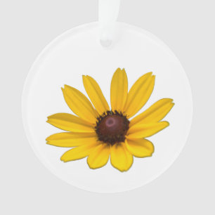 Adorno de flor silvestre amarilla