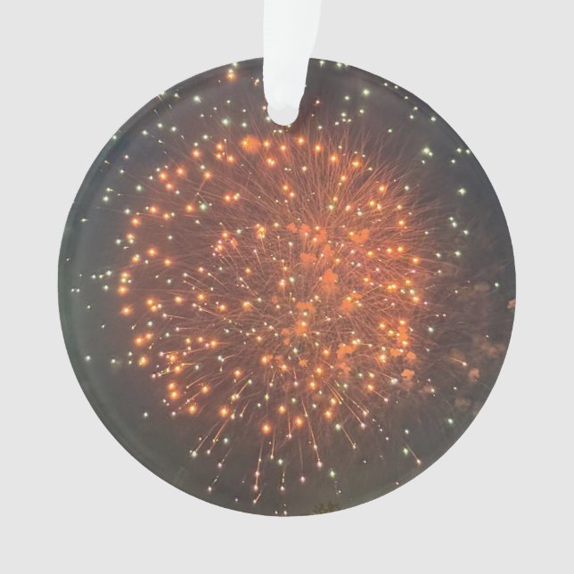 Adorno de foto de fuegos artificiales (Anverso)