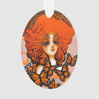 Adorno de Hada de Mariposa Reina Monarca