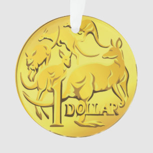 Adorno de moneda australiana