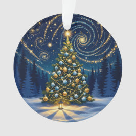 Adorno de Navidad 2025 – Árbol Noche de Invierno 2