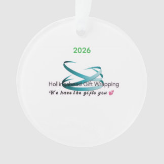 Adorno de Navidad 2026 para envolver regalos de Ho