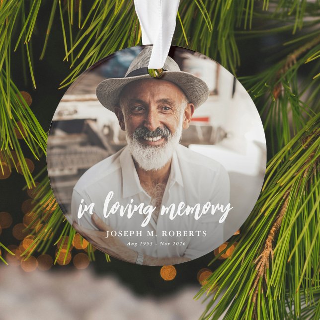 Adorno de Navidad con Foto Recuerdo en Memoria (Subido por el creador)