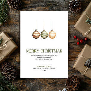 Adorno de Navidad Contemporáneo Tonos Terrosos Fie