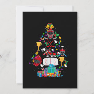 Adorno de Navidad de Hockey Lindo Árbol Regalo Div
