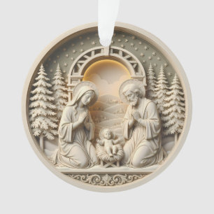Adorno de Navidad de la Natividad – Sagrada Famili