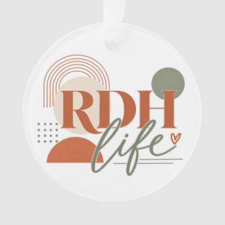 Adorno de Navidad de RDH Life - regalo moderno