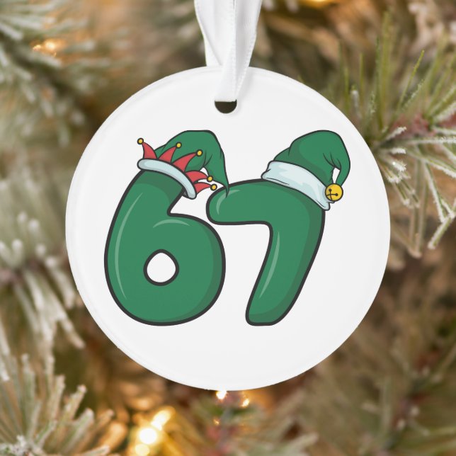 Adorno de Navidad de Santa de 67 Elfos (Árbol)