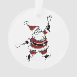 Adorno de Navidad de Santa Vintage